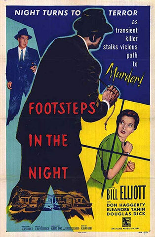 Footsteps In The Night (1957) - Bill Elliott  DVD