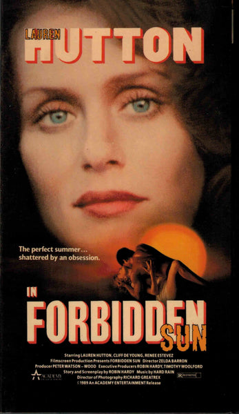 Forbidden Sun (1989) - Lauren Hutton  VHS