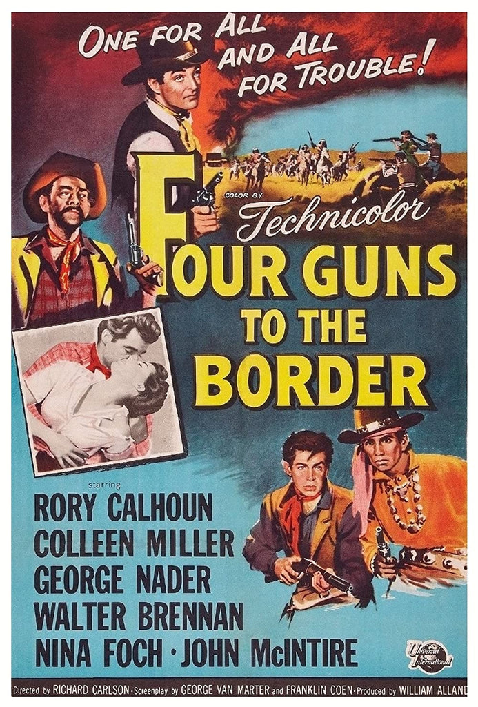 Four Guns To The Border (1954) - Rory Calhoun  DVD