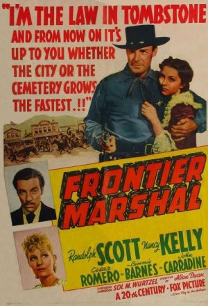 Frontier Marshal (1939) - Randolph Scott  DVD  Colorized Version