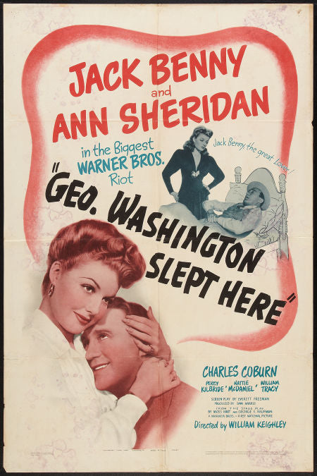 George Washington Slept Here (1942) - Jack Benny  Colorized Version  DVD