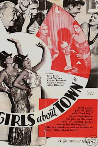 Girls About Town (1931) - Joel McCrea  Colorized Version DVD