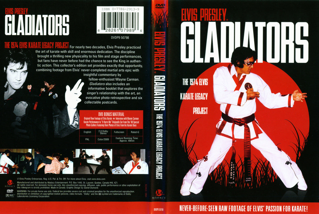 Elvis Presley Gladiators: 1974 Karate Legacy DVD