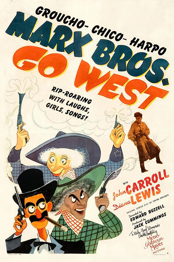 Go West (1940) - Marx Brothers  DVD  Colorized Version