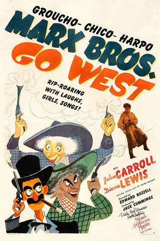 Go West (1940) - Marx Brothers  DVD  Colorized Version