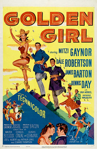 Golden Girl (1951) - Mitzi Gaynor  DVD