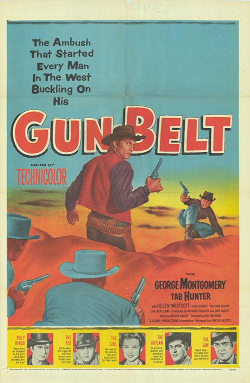 Gun Belt (1953) - George Montgomery  DVD