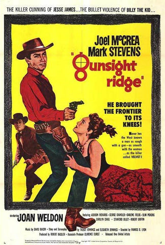 Gunsight Ridge (1957) - Joel McCrea  Colorized Version  DVD