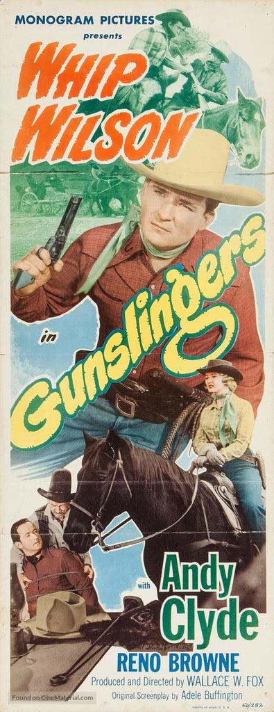 Gunslingers (1950) - Whip Wilson  DVD