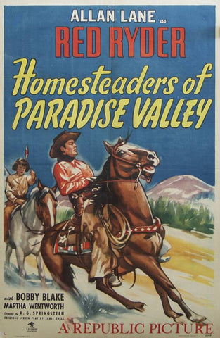 Red Ryder : Homesteaders Of Paradise Valley (1947) - Allan Lane  DVD