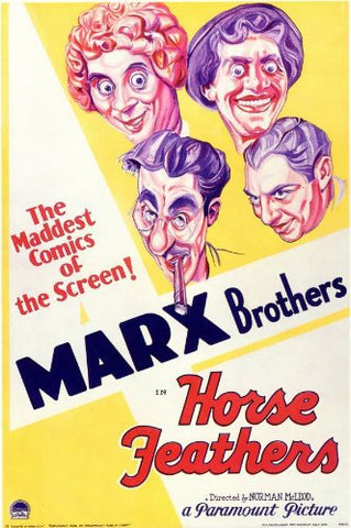Horse Feathers (1932) - Marx Brothers  DVD  Colorized Version