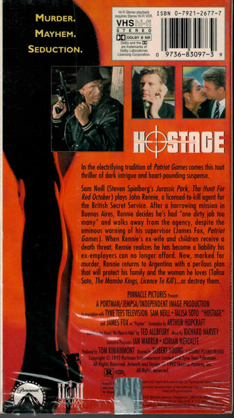 Hostage (1992) - Sam Neill  VHS
