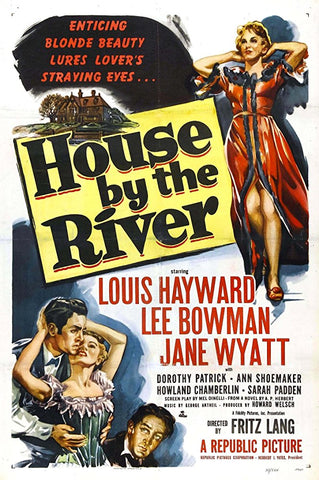 House By The River (1950) - Fritz Lang  Colorized Version