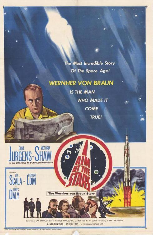 I Aim At The Stars (1960) - Curd Jürgens    Colorized Version  DVD