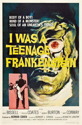 I Was A Teenage Frankenstein (1957) - Whit Bissell  Colorized Version DVD