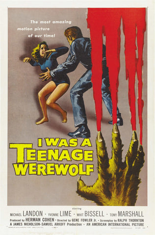 I Was A Teenage Werewolf (1957) - Michael Landon  DVD