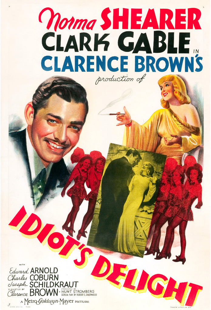 Idiot´s Delight (1939) - Clark Gable   Colorized Version  DVD