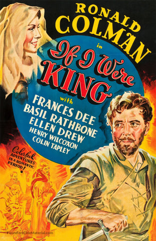 If I Were King (1938) - Basil Rathbone  DVD