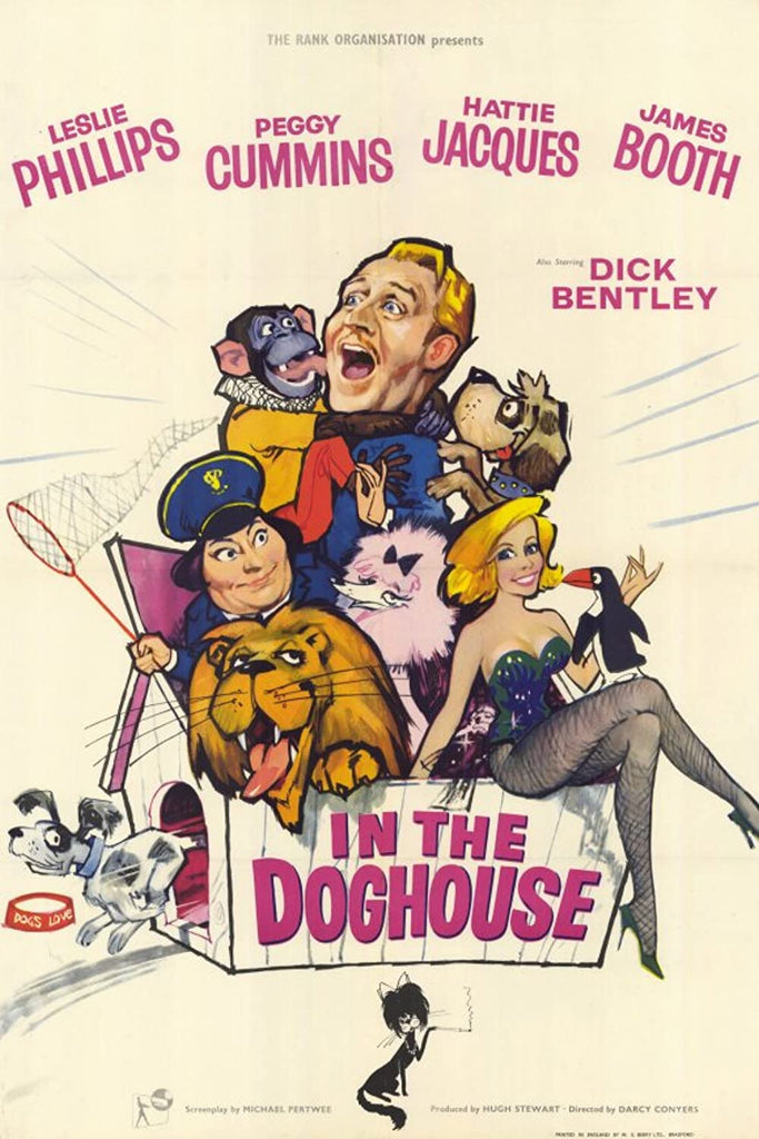 In The Doghouse (1961) - Leslie Phillips   Colorized Version  DVD