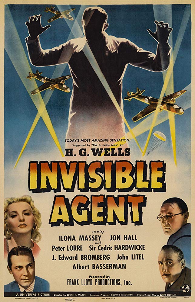 Invisible Agent (1942) - Jon Hall    Colorized Version DVD