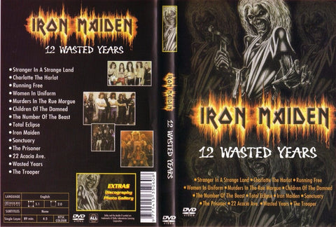 Iron Maiden - 12 Wasted Years (1987)  DVD