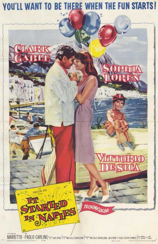 It Started In Naples (1960) - Clark Gable  DVD
