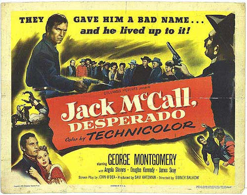Jack McCall, Desperado (1953) - George Montgomery  DVD