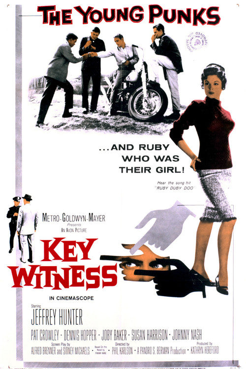 Key Witness (1960) - Jeffrey Hunter  DVD