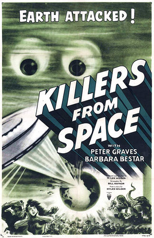 Killers From Space (1954) - Peter Graves  DVD