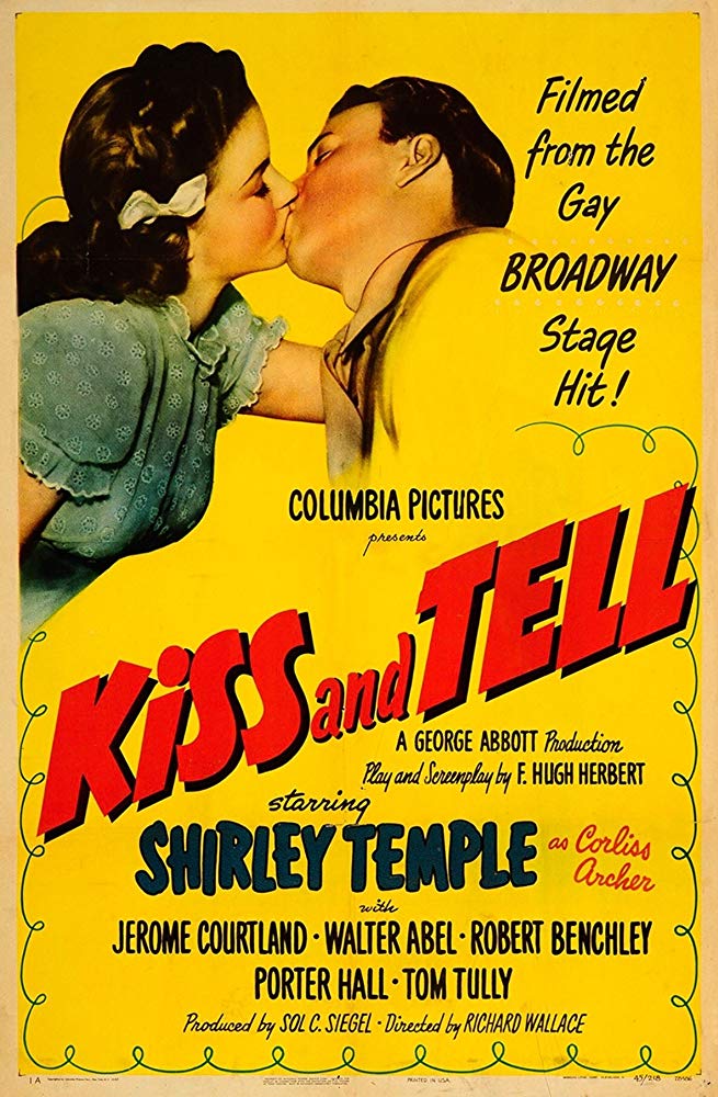 Kiss And Tell (1945) - Shirley Temple  DVD