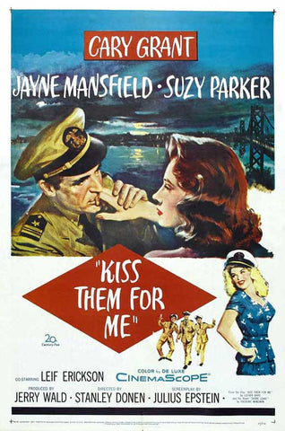 Kiss Them For Me (1957) - Cary Grant  DVD