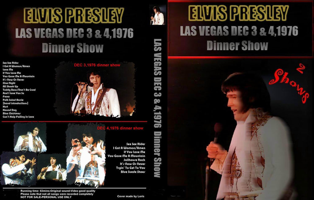 Elvis : Last Vegas - The Final Las Vegas Shows 1976 + BONUS DVD