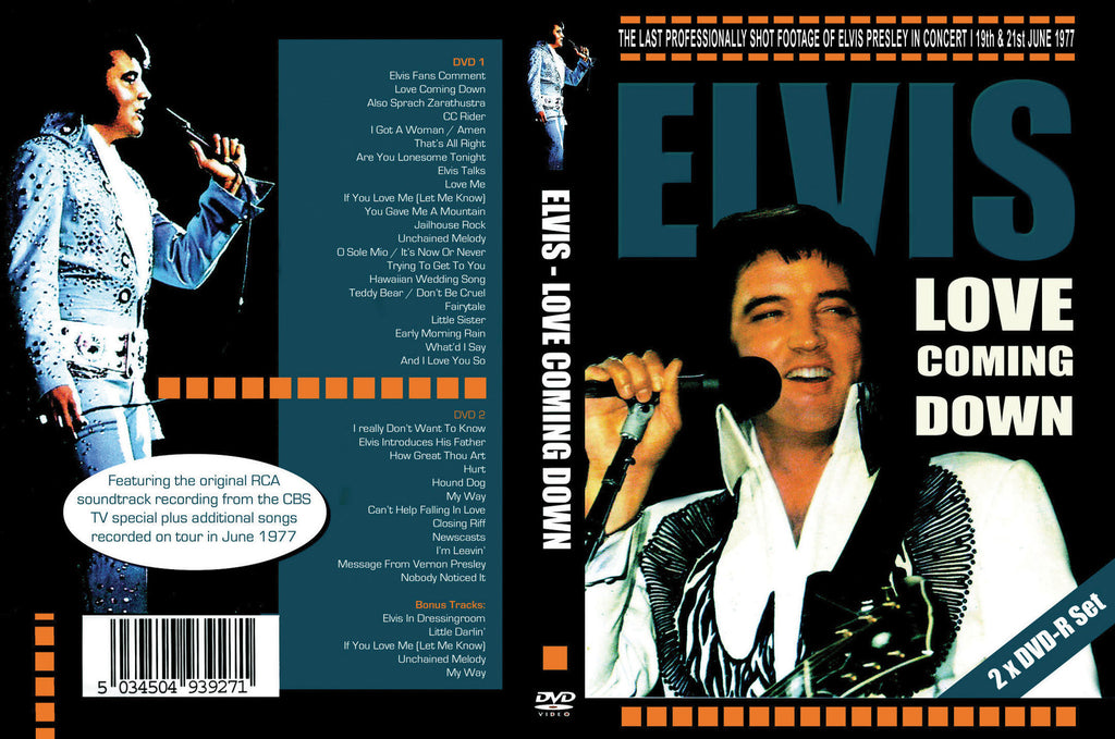 Elvis - Love Coming Down - 2 DVD Set