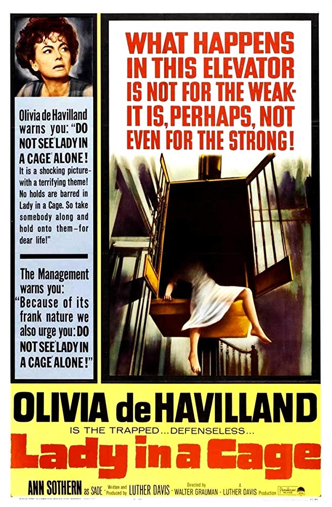 Lady In A Cage (1964) - Olivia De Havilland  DVD