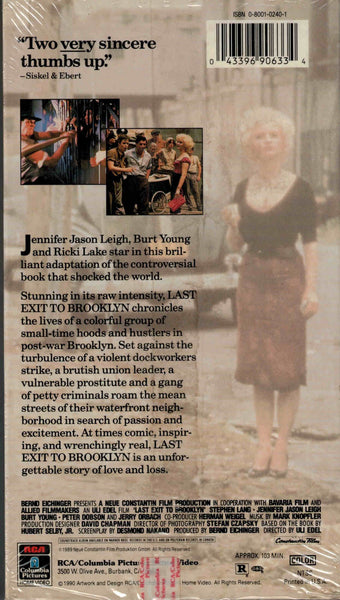 Last Exit To Brooklyn (1989) - Jennifer Jason Leigh  VHS