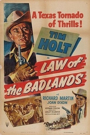 Law Of The Badlands (1951) - Tim Holt  DVD