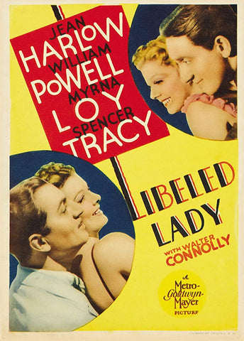 Libeled Lady (1936) - Spencer Tracy   Colorized Version  DVD