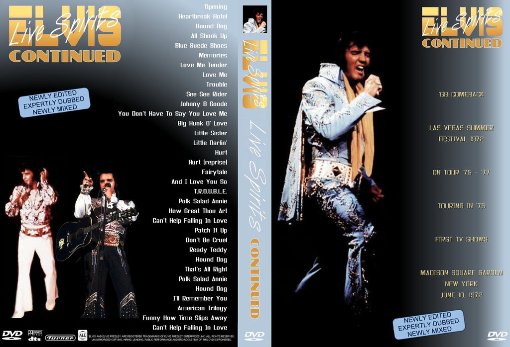 Elvis - Live Spirits Continued DVD