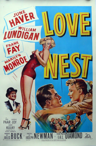 Love Nest (1951) - Marilyn Monroe  Colorized Version DVD