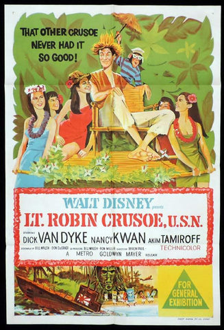 Lt Robin Crusoe USN (1966) - Dick Van Dyke  DVD