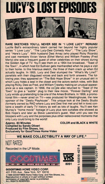 Lucy´s Lost Episodes - Lucille Ball  VHS