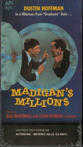 Madigan´s Millions (1969) - Dustin Hoffman VHS  NEW