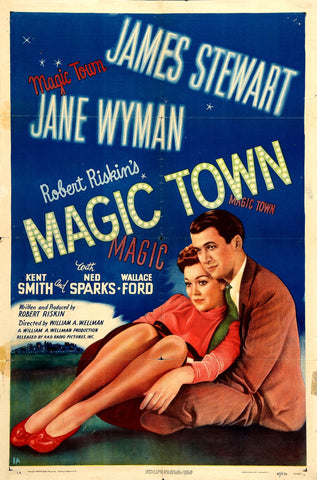 Magic Town (1947) - James Stewart  Colorized Version  DVD