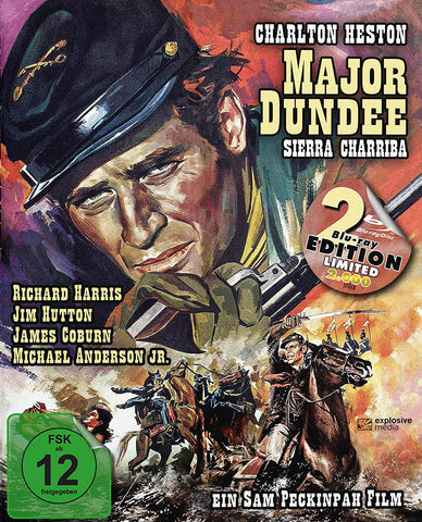 Major Dundee Dir. Cut (1964) - Sam Peckinpah Limited Edition Mediabook ( 2 Blu-rays )