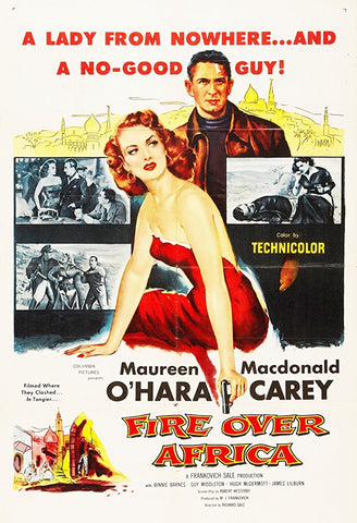 Malaga AKA Fire Over Africa (1954) - Maureen O´Hara  DVD