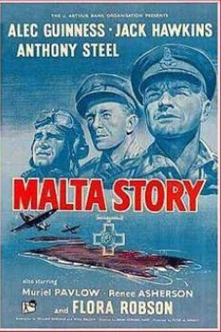 Malta Story (1953) - Alec Guinness  Colorized Version