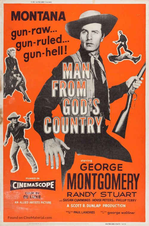 Man From God´s Country (1958) - George Montgomery  DVD