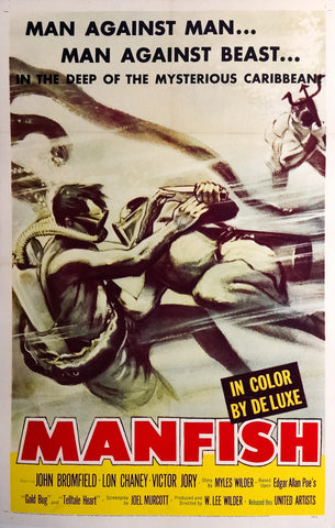 Manfish (1956) - John Bromfield  Colorized Version  DVD