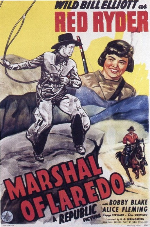 Red Ryder : Marshal Of Laredo (1945) - Bill Elliott  DVD