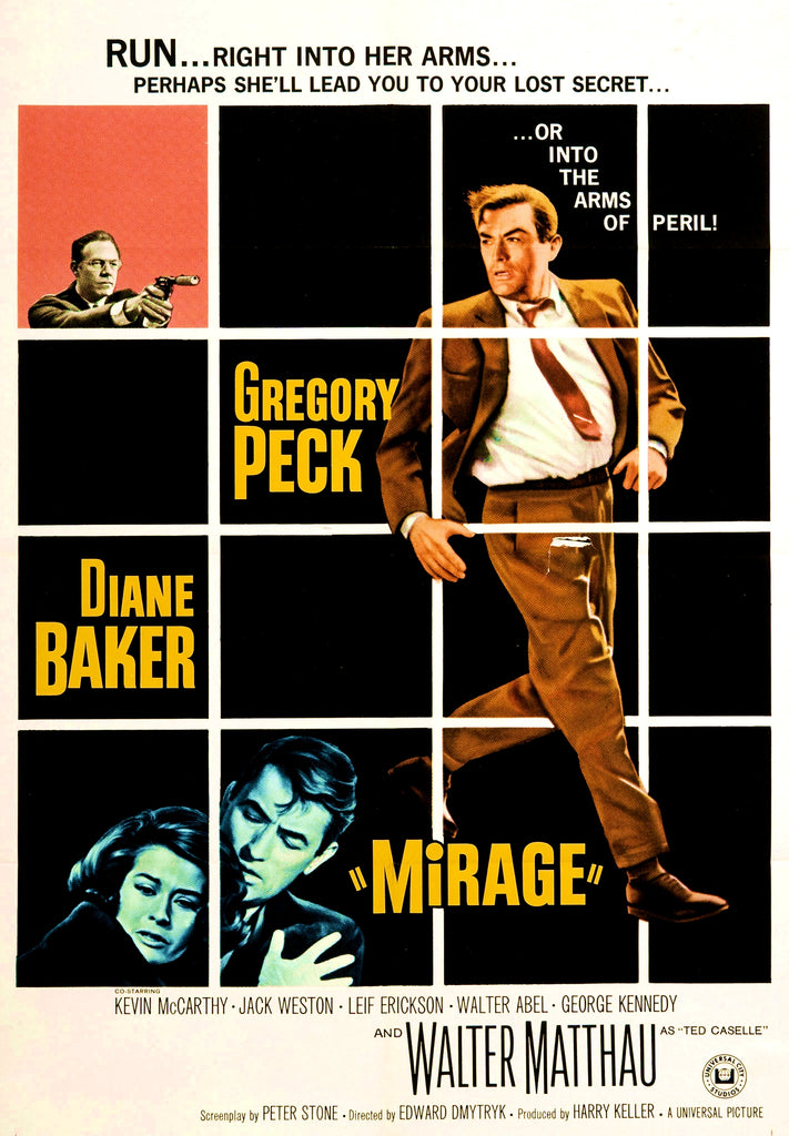 Mirage (1965) - Gregory Peck  DVD  Colorized Version